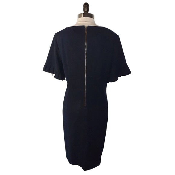 NEW TOMMY HILFIGER Plus Sz 16W Shift Dress Blue Short Sleeve Stretch Knee Length - Picture 3 of 5